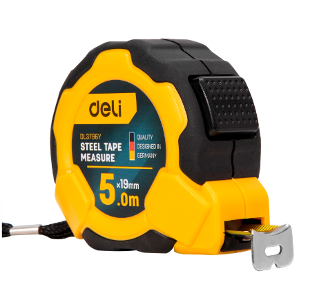 Рулетка стальная Deli Tols EDL3796 5 м х 19 мм (2591125172)