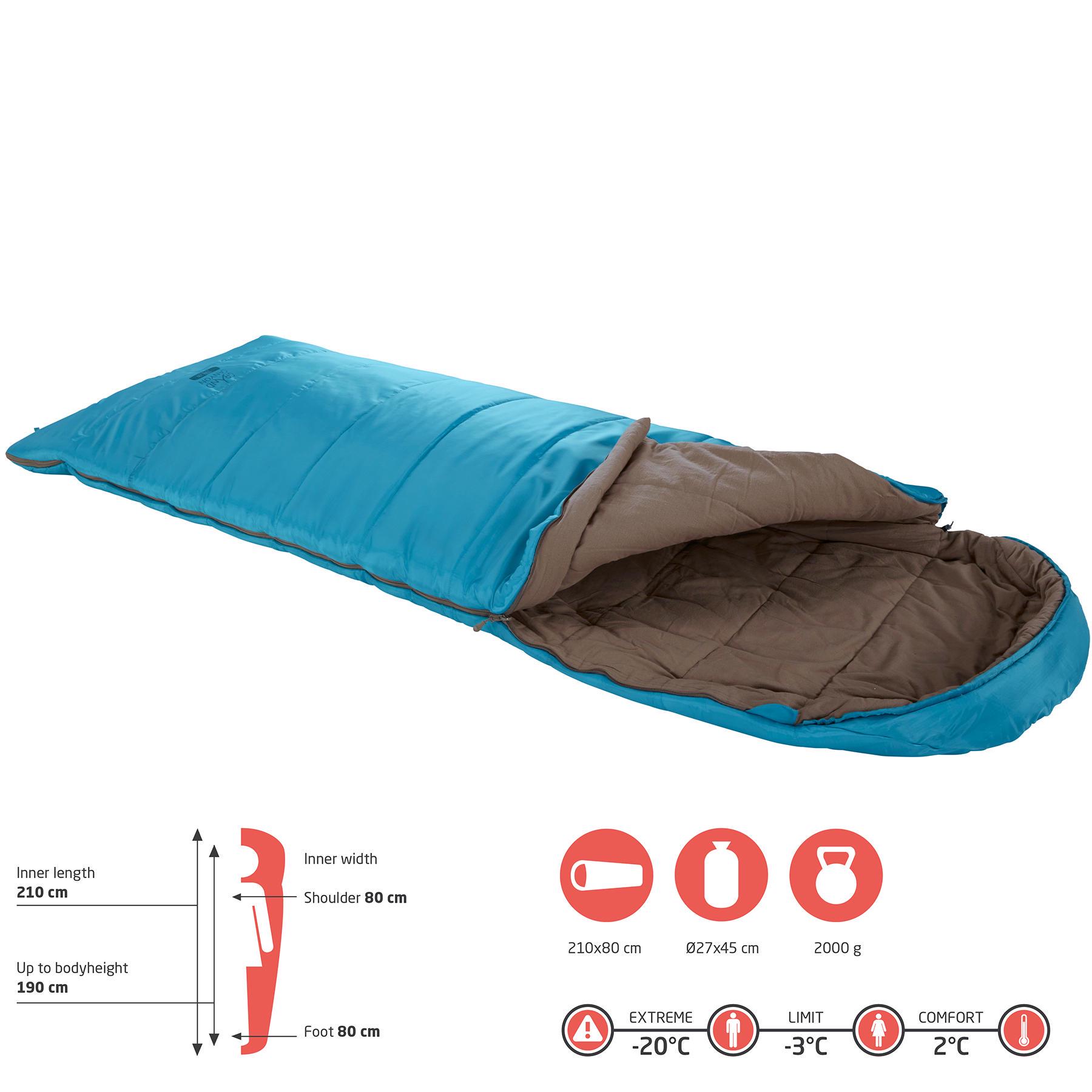 Спальний мішок Grand Canyon Utah 190 -3°C Caneel Bay Left (340010) - фото 6 Спальний мішок Grand Canyon Utah 190 -3°C Caneel Bay Left (340010) - фото 6