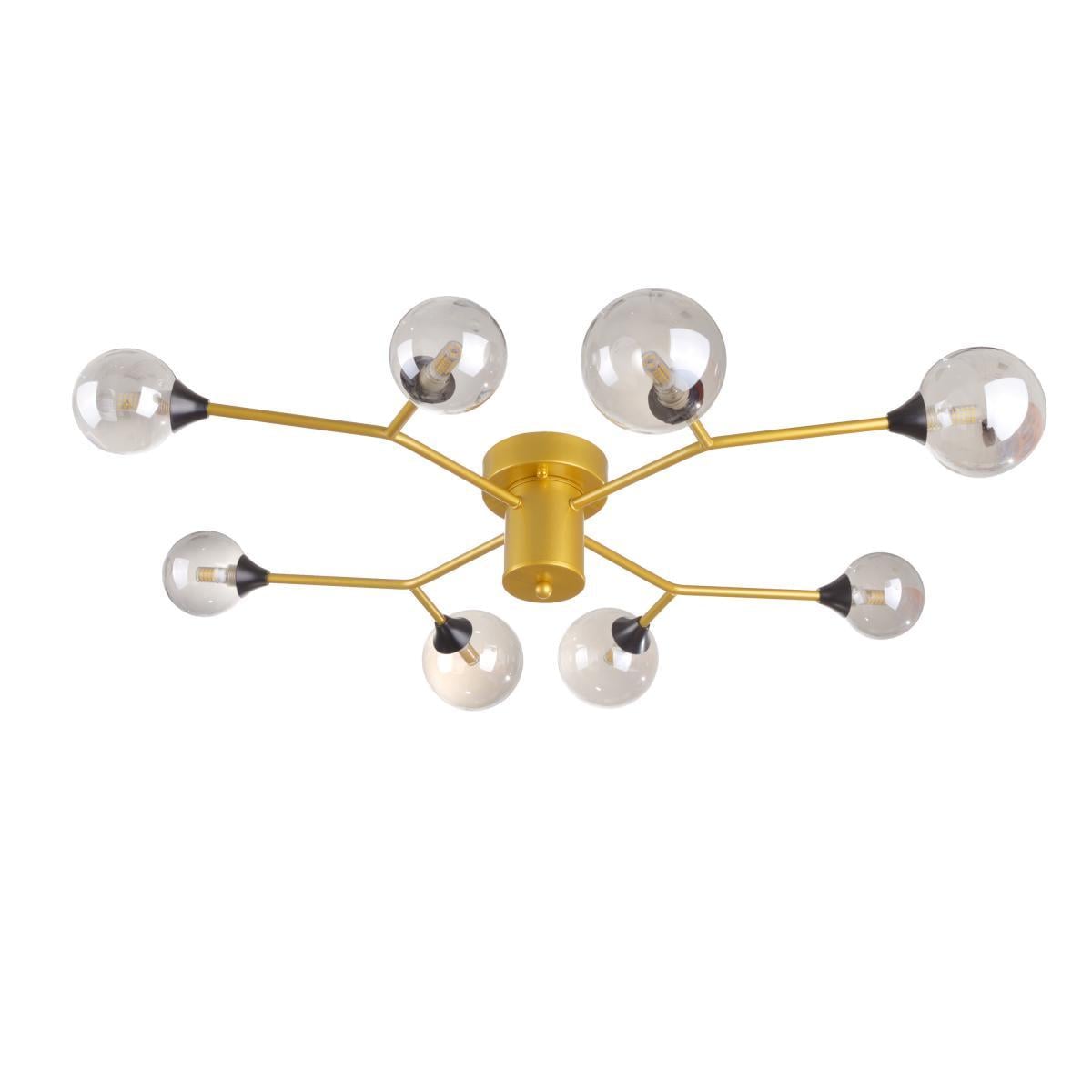 Люстра стельова Brille BR-01 635C/8 G9 G/GY