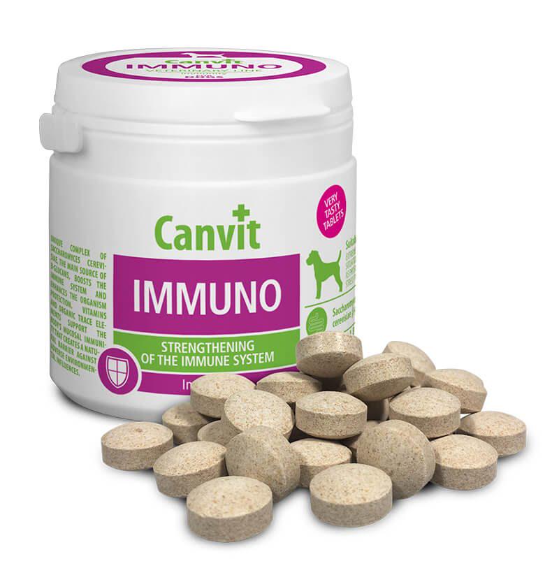 Добавка вітамінна для собак Canvit Immuno для імунітету таблетки 100 г (can50733) - фото 2