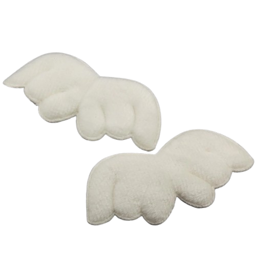 Аплікація пришивна Крила ангела 8,7х3,8 см 2 шт. Айворі (АН8738а03)