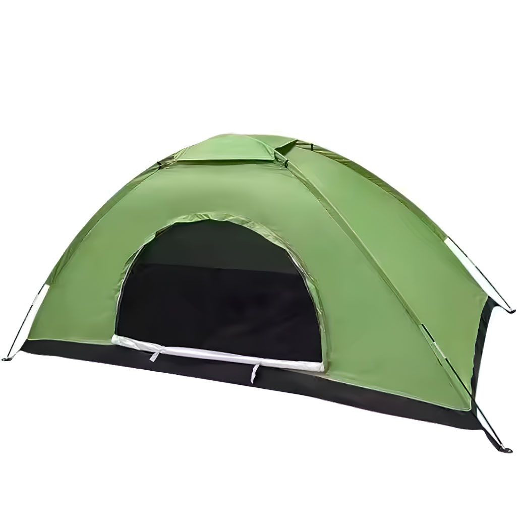 Палатка автоматическая 2-местная с вентиляцией туристическая Хаки (401084)