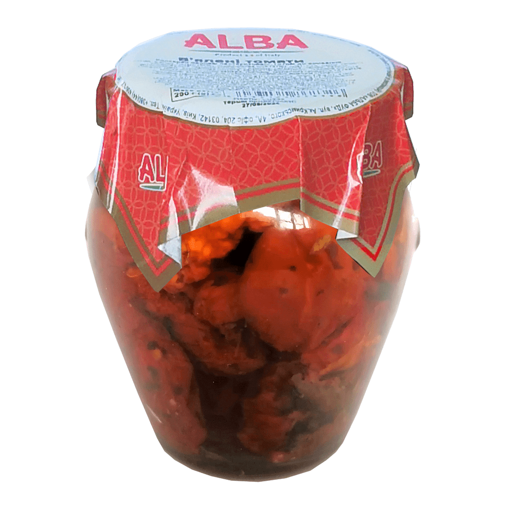 Томати в'ялені ALBA Food 314 г