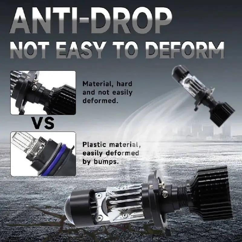 Лампи ближнього світла Led H7 12 В 60 Вт 6000К Y10Pro - фото 6