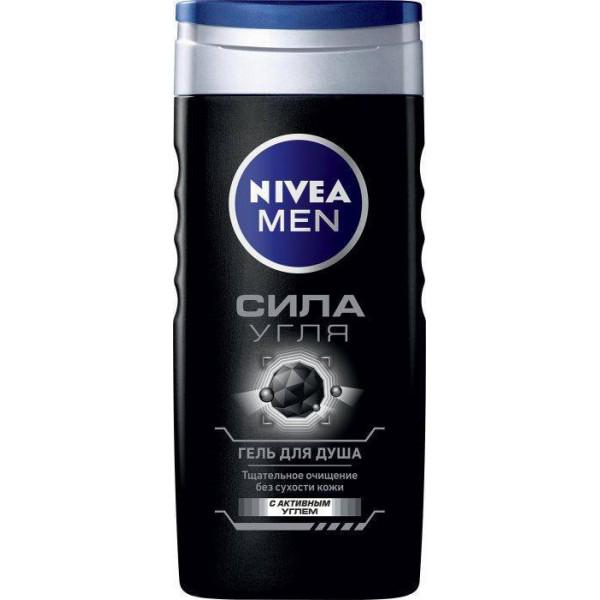Гель для душа Nivea Сила вугілля 250 мл (123794)
