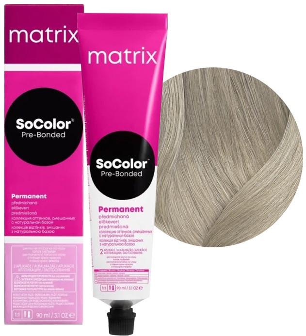 Крем-краска для волос Matrix SoColor Pre-Bonded стойкая 90 мл 10AV Перламутровый пепельный очень светлый