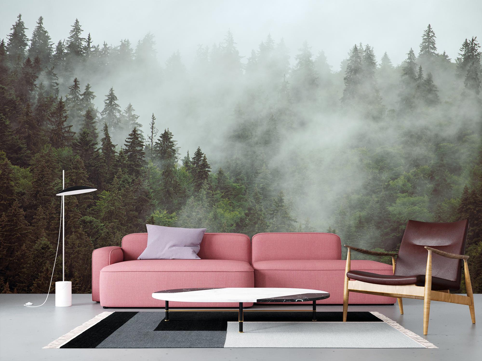 Фотообои флизелиновые Туманные горы 120х180 см (S5NTR-066/2)