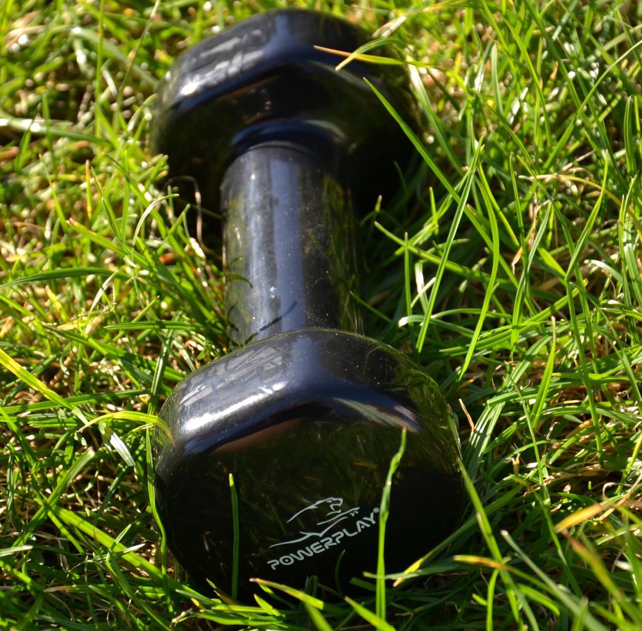 Гантель виниловая PowerPlay PP 4121 1 шт. 1,5 кг Черный (A-013168) - фото 5 Гантель виниловая PowerPlay PP 4121 1 шт. 1,5 кг Черный (A-013168) - фото 5