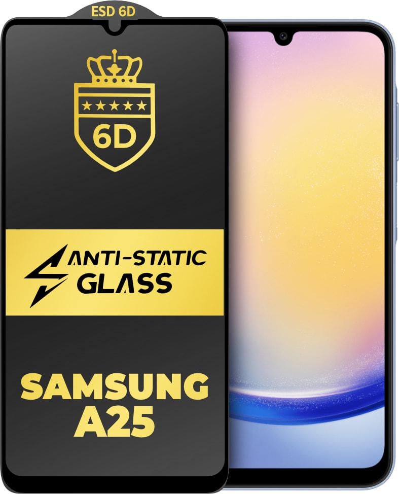 Захисне скло 6D Anti-Static Samsung Galaxy A25 A256 Glass Shield