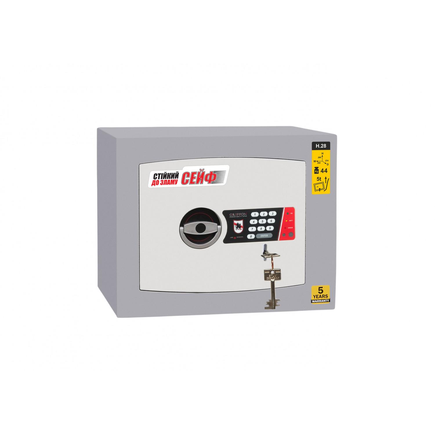 Сейф взломостойкий Griffon HG.28.K.ET
