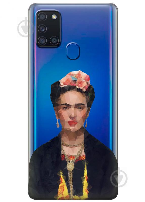 Силиконовый чехол iSwag для Samsung Galaxy A21s Фрида Кало (KS2817)