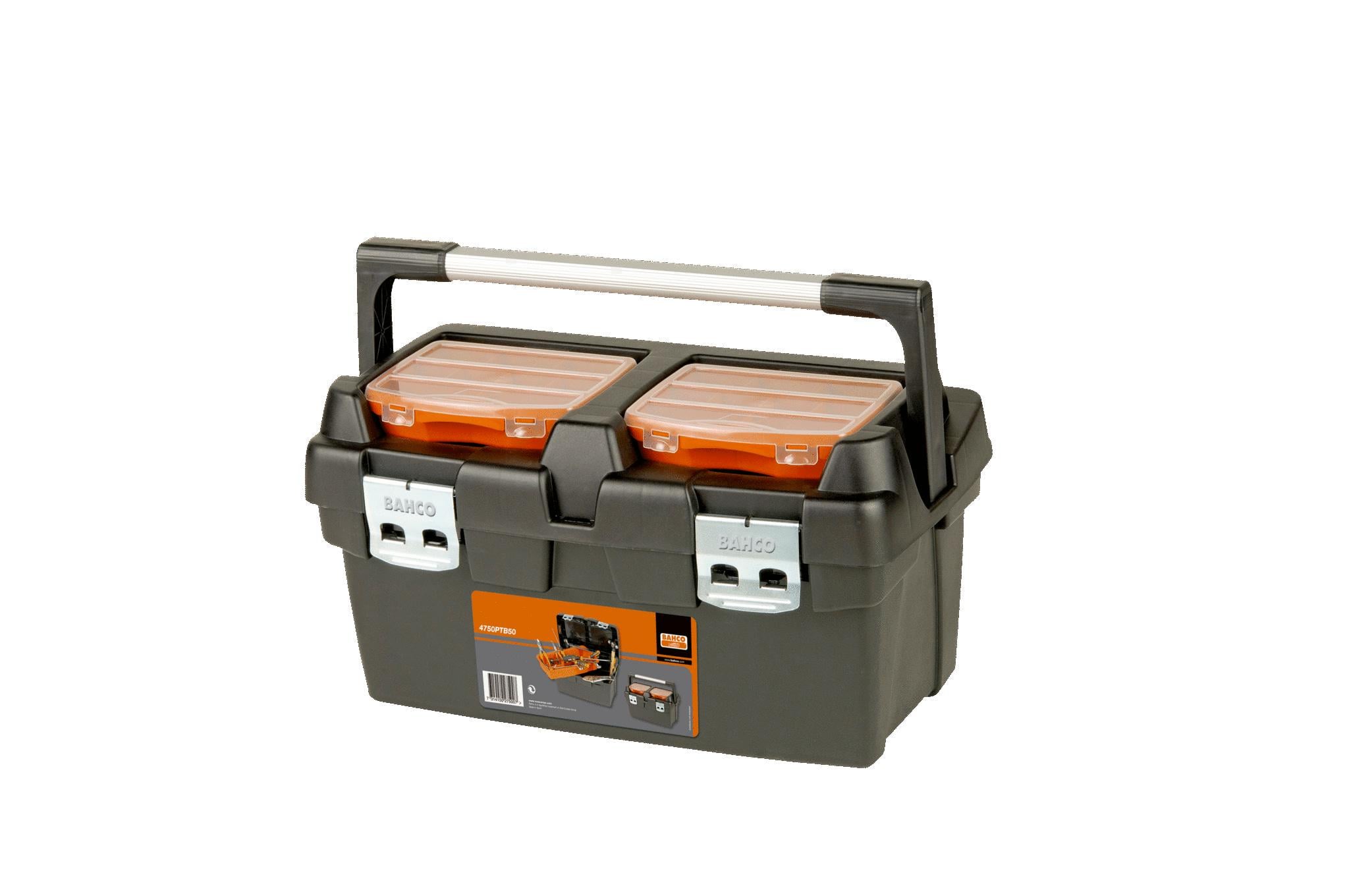 Ящик для інструментів Bahco пластиковий 500х295х270 мм 20" 120 кг довга алюмінієва ручка (16254)