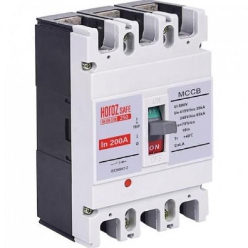Автоматический выключатель Horoz Electric 114-004-3200-010 Safe 3P 200A C 35kA (00000041140)