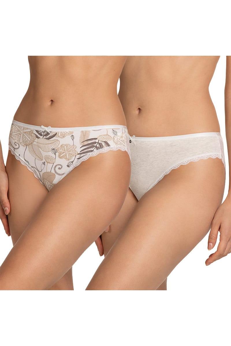 Трусики слип Lama р. 2/S 2 шт. микс Бежевый (71039)