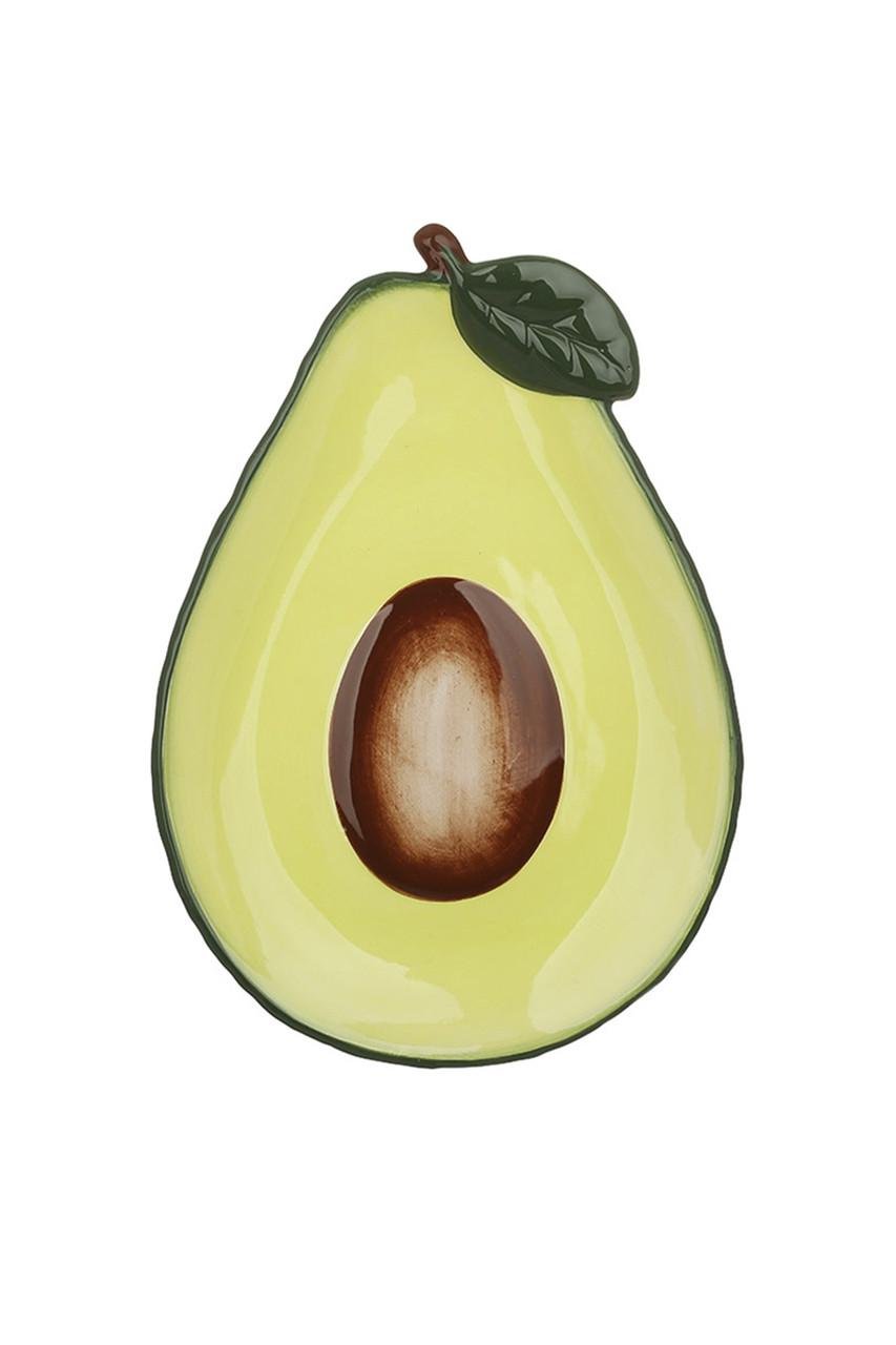 Тарілка керамічна Авокадо ЦБ-00277169 Зелений