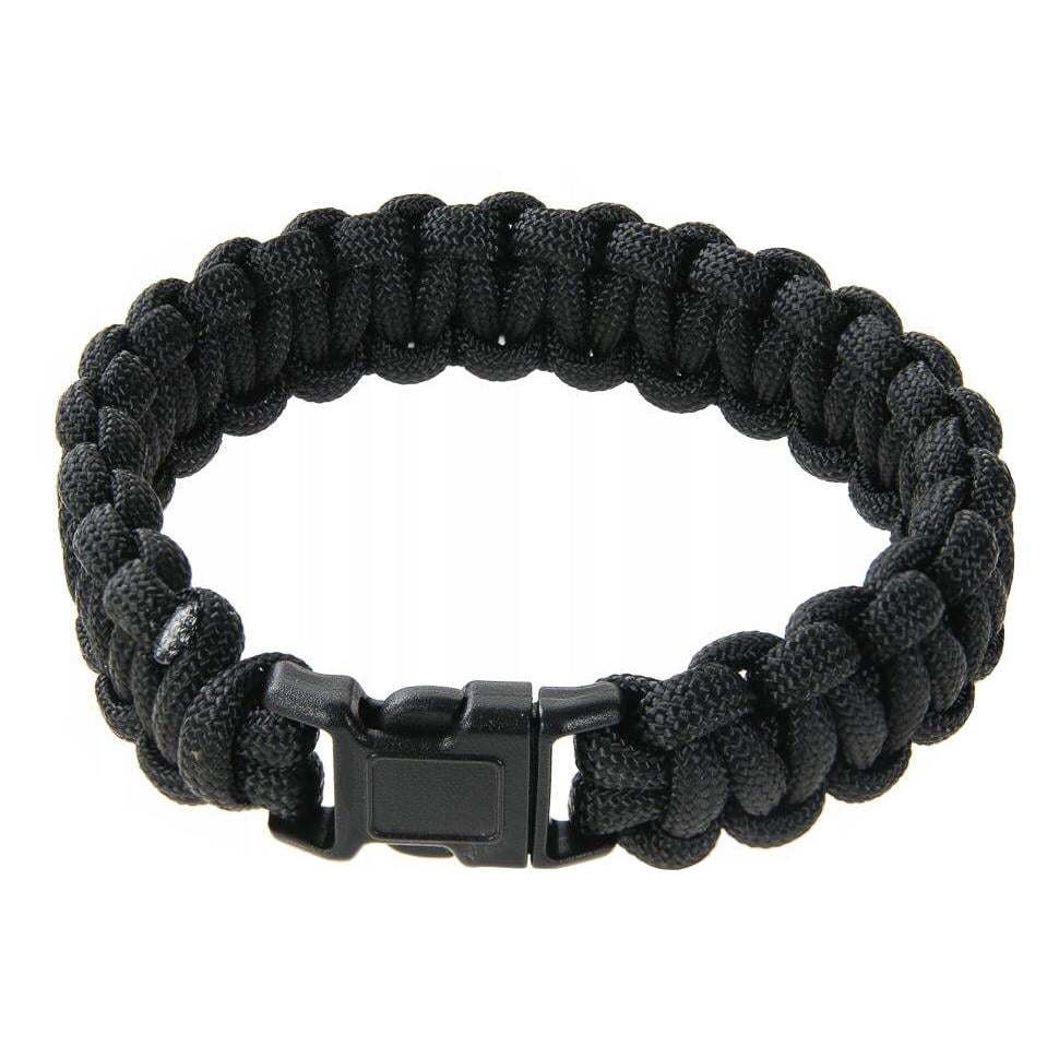 Браслет виживання Paracord Mil-Tec Black