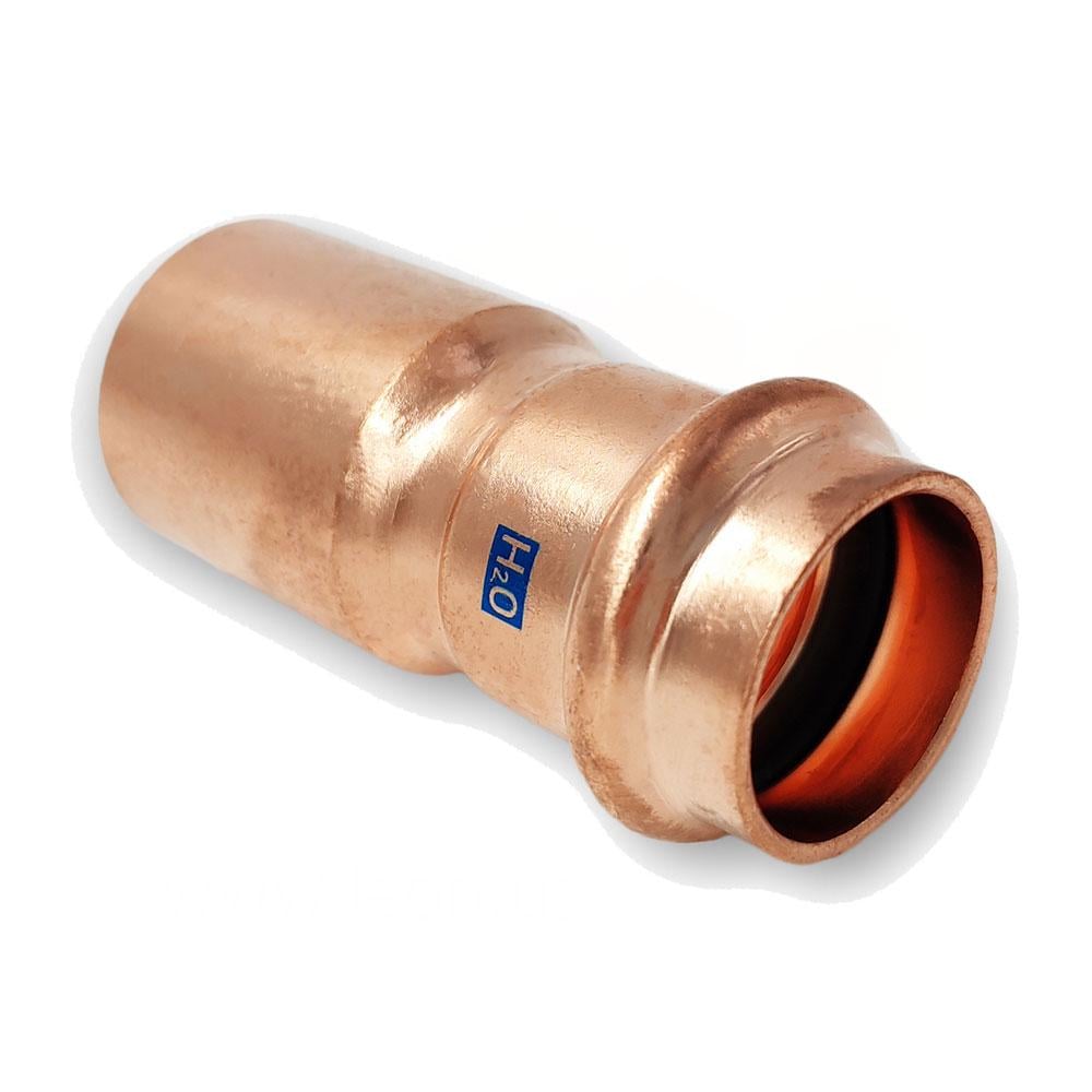 Пресс-переходник медный Raccorderie Metalliche Aespres 28x22 мм (691028022)