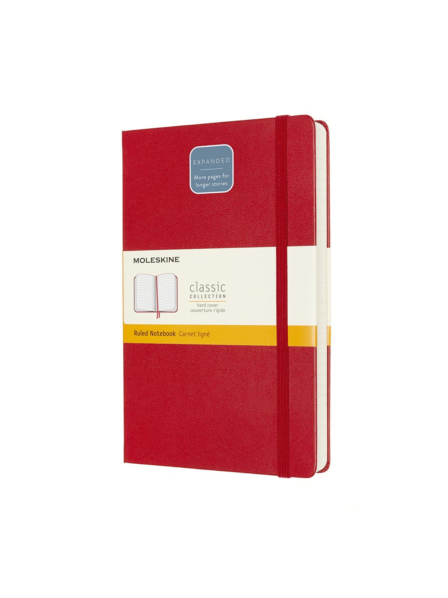 Блокнот Moleskine Classic Expanded средний линейка Красный (QP060EXPF2)