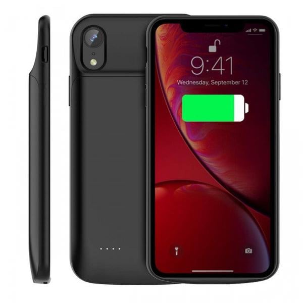 Чехол-аккумулятор AmaCase для iPhone XR Черный - фото 2