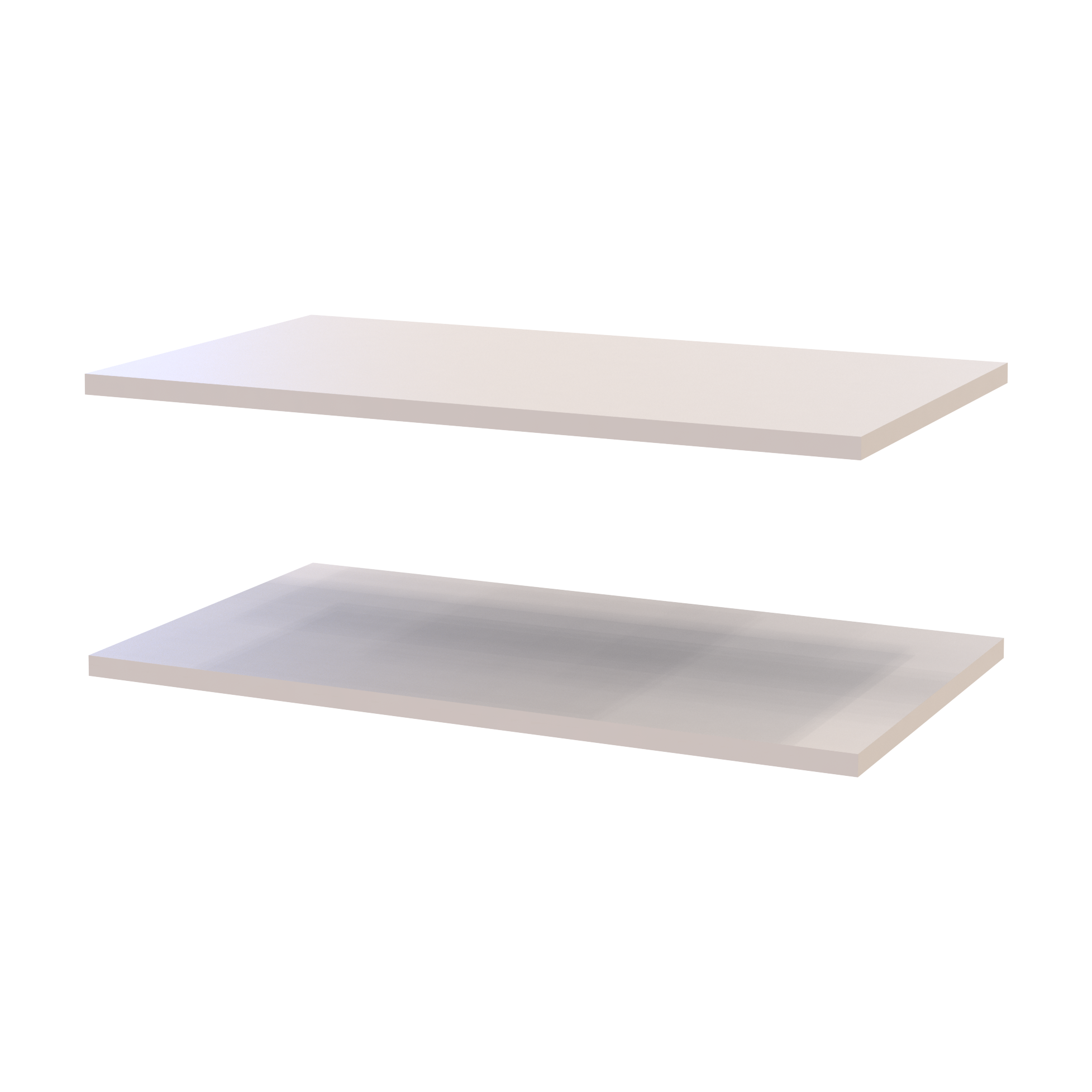 Полки к тумбе Doros Кассель 2 шт. 61,5х34,5х1,6 см Кашемир (41516221)
