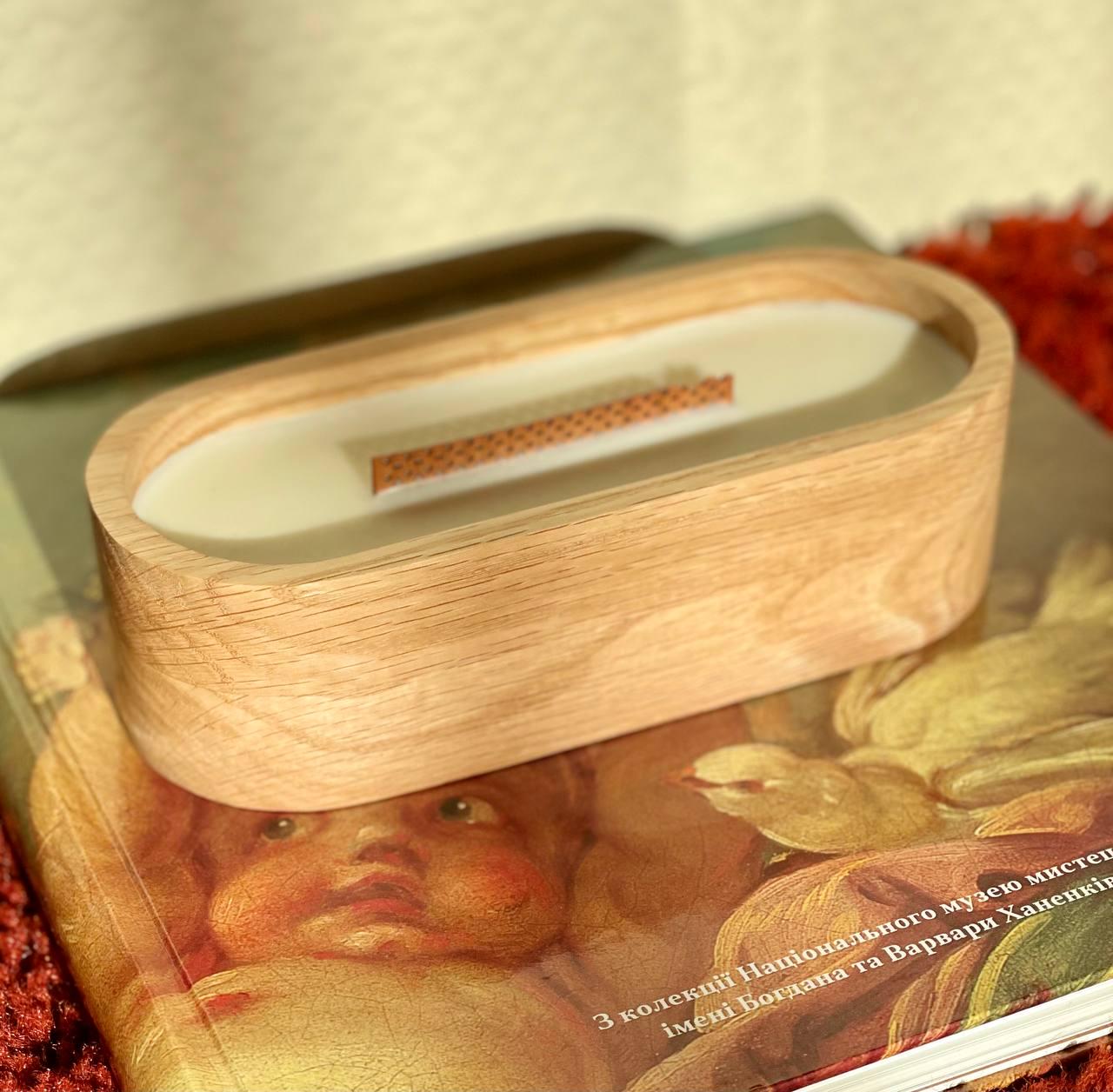 Овальная емкость из красного дуба для изготовления контейнерной свечи 17х7х6 см (9230135) - фото 2 Овальная емкость из красного дуба для изготовления контейнерной свечи 17х7х6 см (9230135) - фото 2