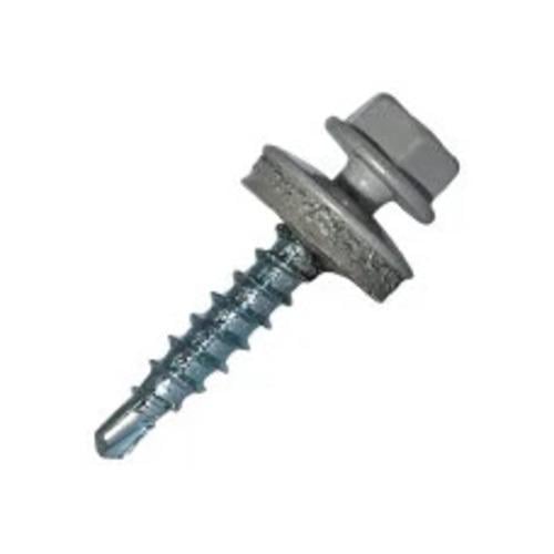 Винт самосверлильный и шайба 4,8x35 RAL 9006 Серебряный (34843051)