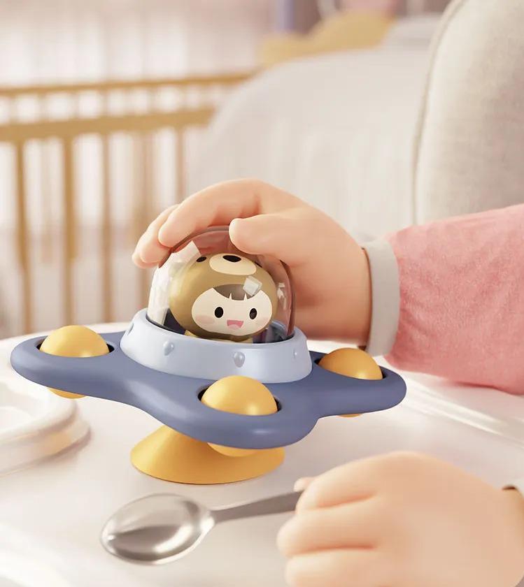 Іграшка для малюка ALASOU Спіннер на присосці Color 1 - фото 2 Іграшка для малюка ALASOU Спіннер на присосці Color 1 - фото 2