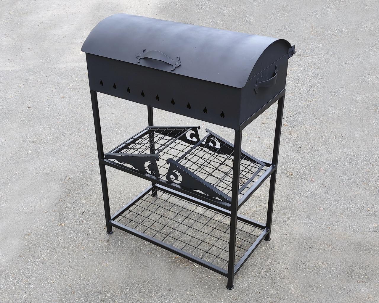 Мангал Kram-kovka з кришкою та підставкою Скринька плюс 3 мм - фото 3 Мангал Kram-kovka з кришкою та підставкою Скринька плюс 3 мм - фото 3