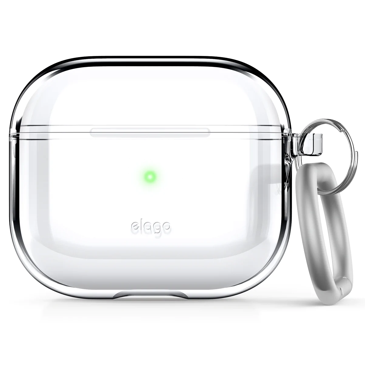 Чохол для навушників з карабіном Elago Clear Case for Airpods 3rd Gen, Clear (EAP3CL-HANG-CL)