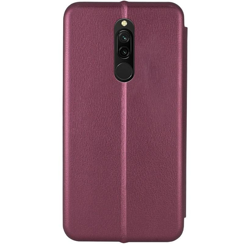 Кожаный чехол (книжка) Classy для Xiaomi Redmi 8 Бордовый - фото 2