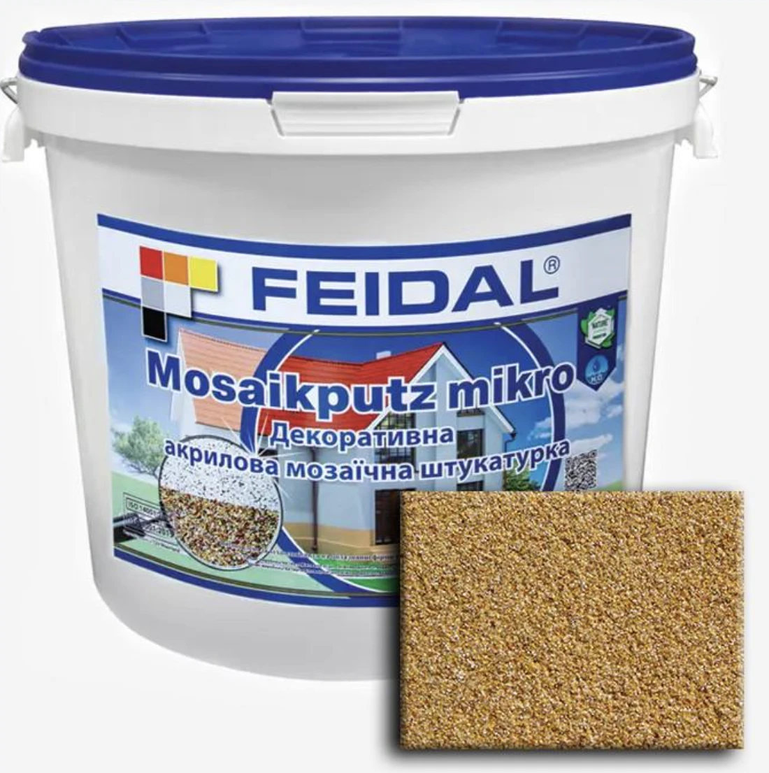 Декоративная штукатурка мозаичная акриловая Feidal Mosaikputz mikro M06 15 кг (1886455830)