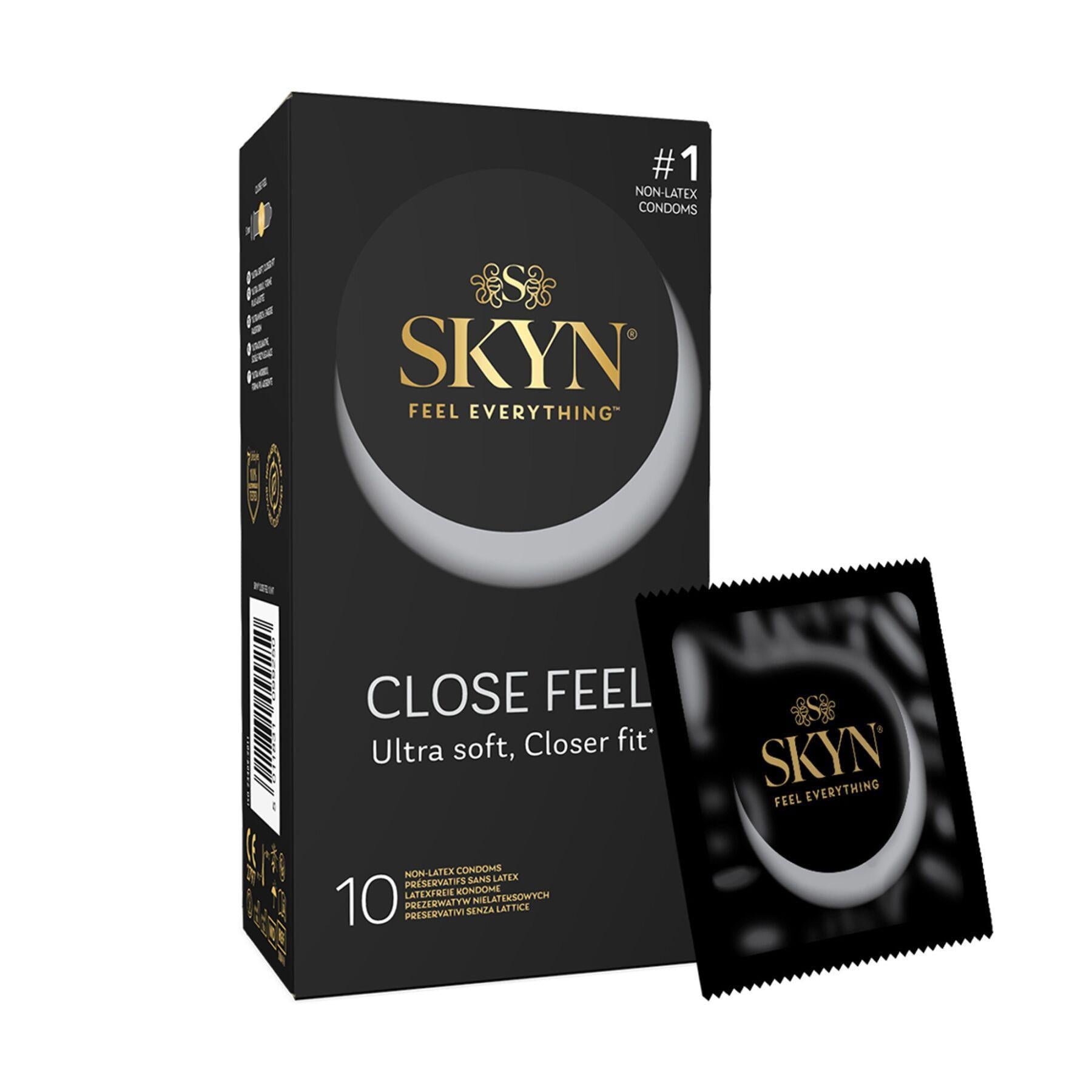 Презервативи безлатексні преміум SKYN Close Feel щільна посадка 10 шт. (BLS2388)