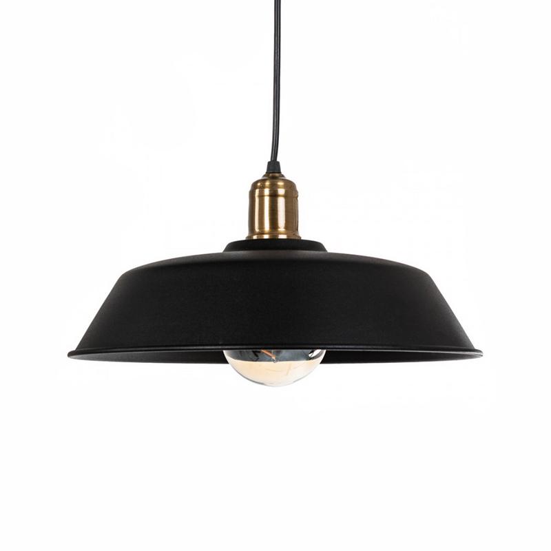 Люстра подвесная лофт Atmolight NewYork P260 1511 на одну лампу Черный Люстра подвесная лофт Atmolight NewYork P260 1511 на одну лампу Черный