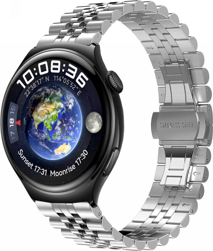 Браслет металевий Stech для Huawei Watch 4/4 Pro Silver (38615-59) Браслет металевий Stech для Huawei Watch 4/4 Pro Silver (38615-59)
