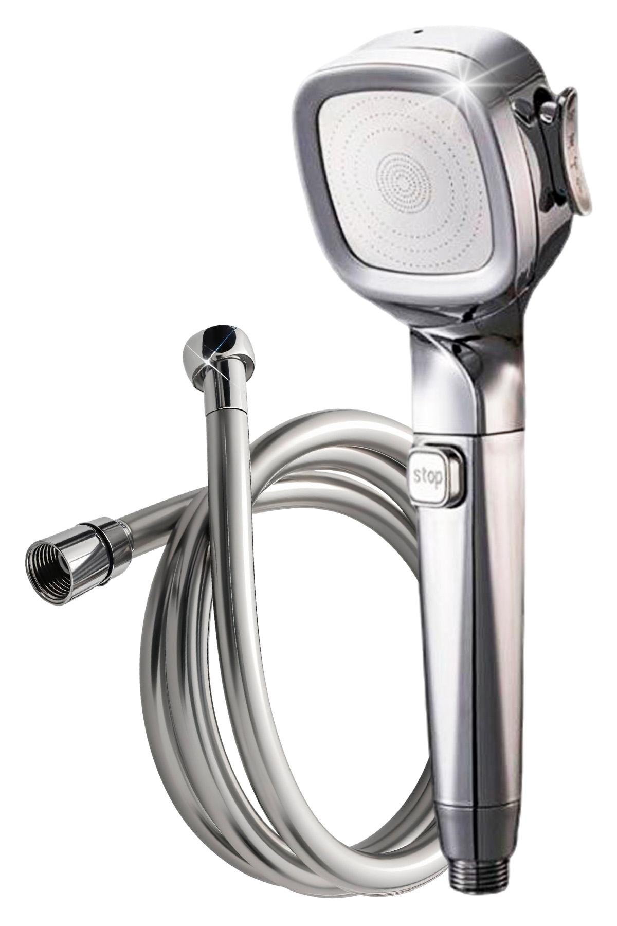 Душевой набор BRS лейка 4 режима/шланг силиконовый 150 см (550833747)