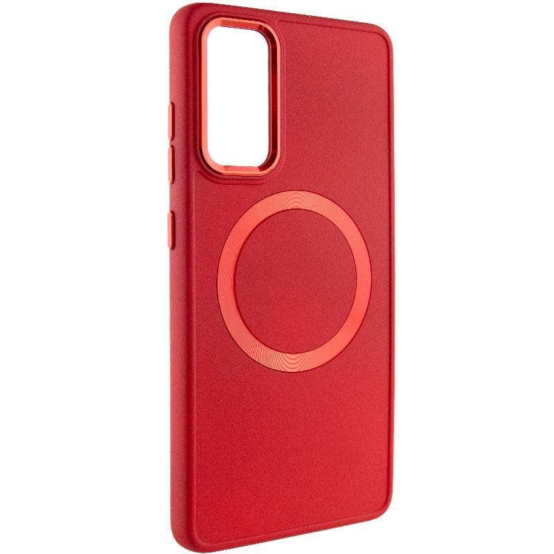 Протиударний TPU чохол Bonbon Metal Style with MagSafe для Samsung Galaxy A52 4G / A52 5G / A52s Червоний / Red
