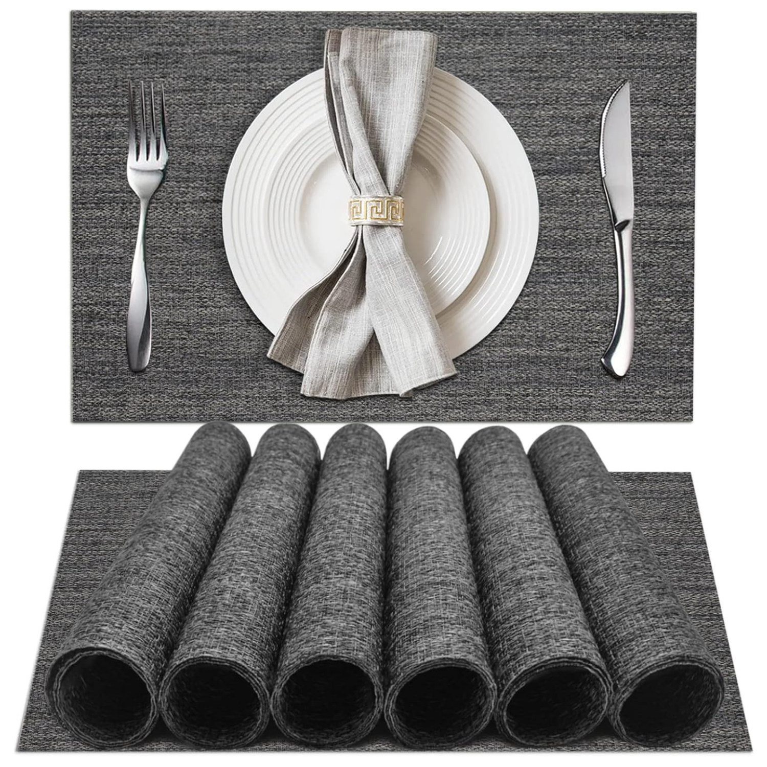 Набір підкладок під тарілку Ari&Ana 6 шт. (14488852) - фото 7 Набір підкладок під тарілку Ari&Ana 6 шт. (14488852) - фото 7