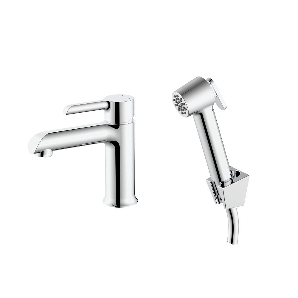 Смеситель для умывальника Qtap Grand QTGRA272CRM45670 с гигиеническим душем Chrome