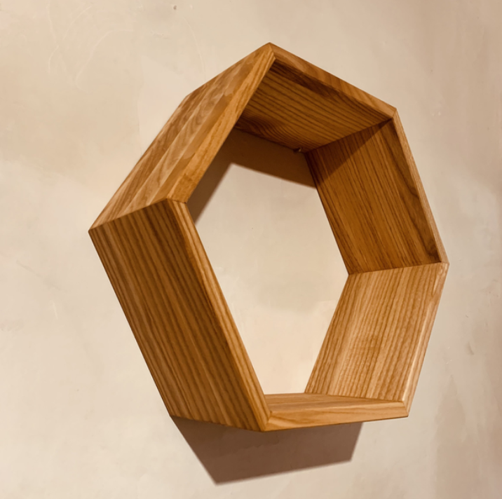 Полочка шестиугольная 23х20х15 см (22918369)