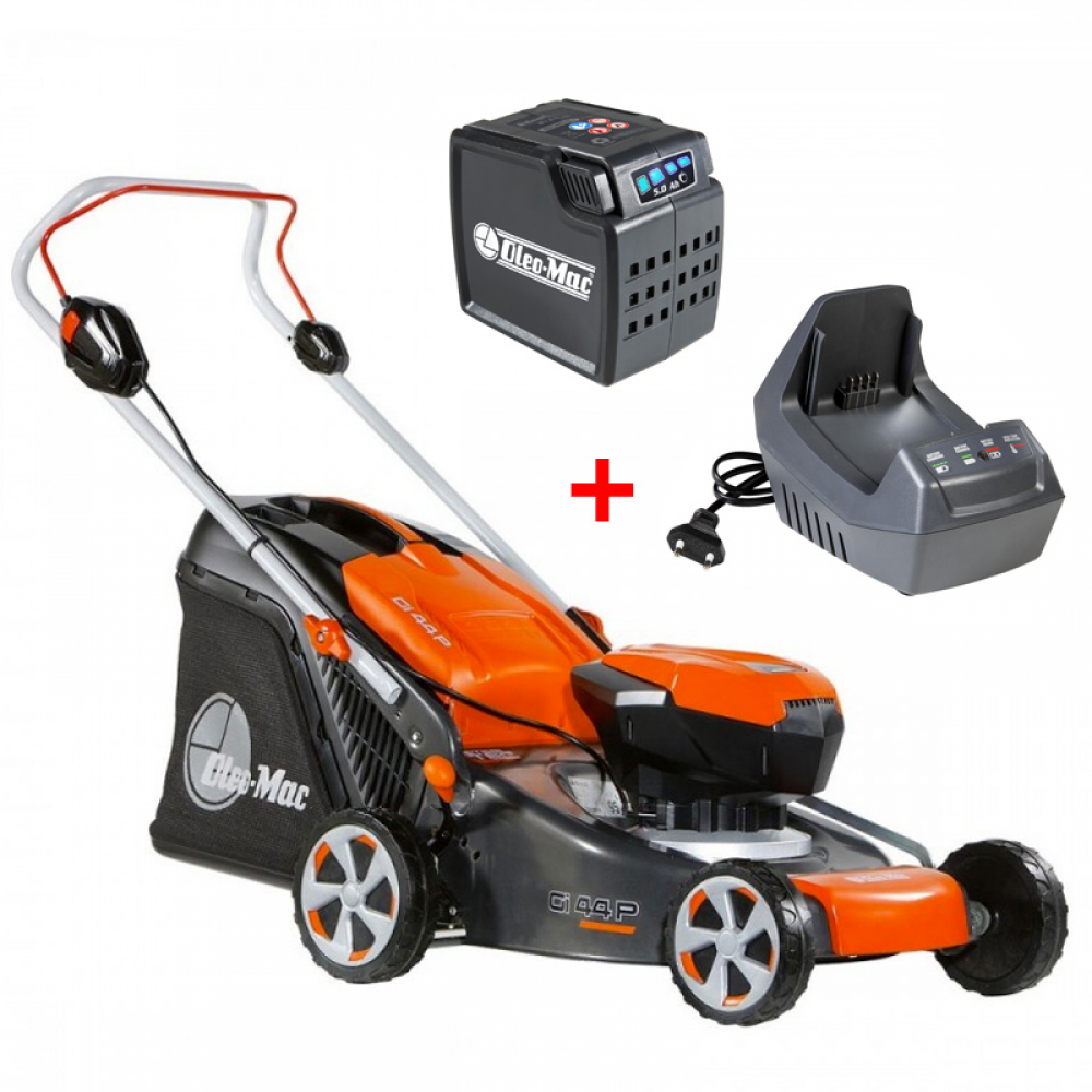 Газонокосарка акумуляторна Oleo-Mac Gi44PTRD 750 Вт 40В кАКБ Bi 2,5 OM/Bi 5 OM (000183003) - фото 7 Газонокосарка акумуляторна Oleo-Mac Gi44PTRD 750 Вт 40В кАКБ Bi 2,5 OM/Bi 5 OM (000183003) - фото 7