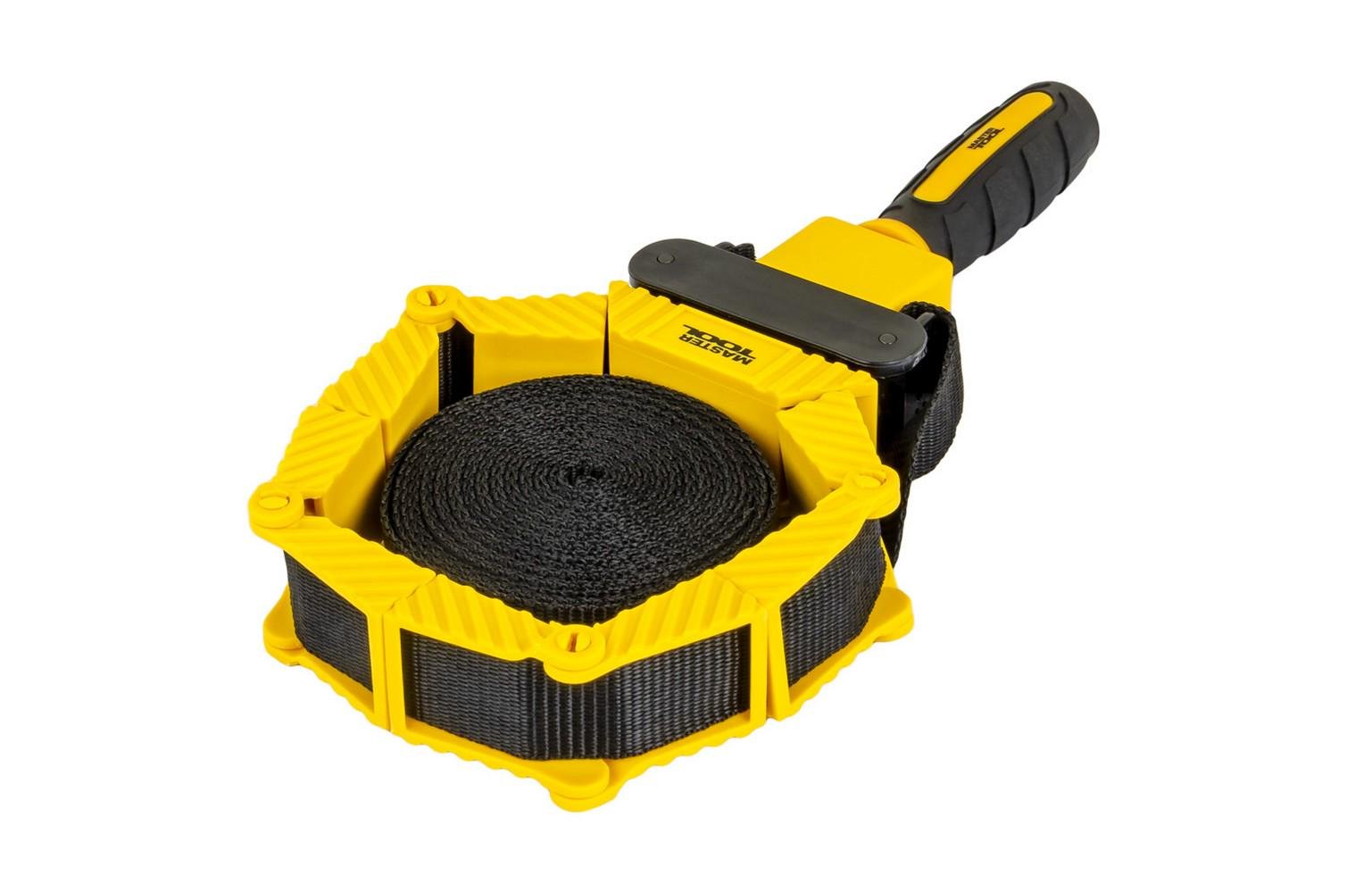 Струбцина столярна ленточна MasterTool 25 ммх4 м двокомпонентна ручка (07-0501)