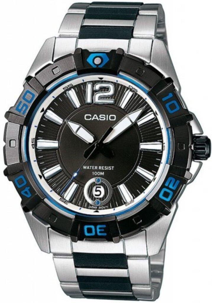 Наручные часы мужские Casio Timeless Collection MTD-1070D-1A1 со стальным корпусом/водозащитой 100 м Черный (3150785281)