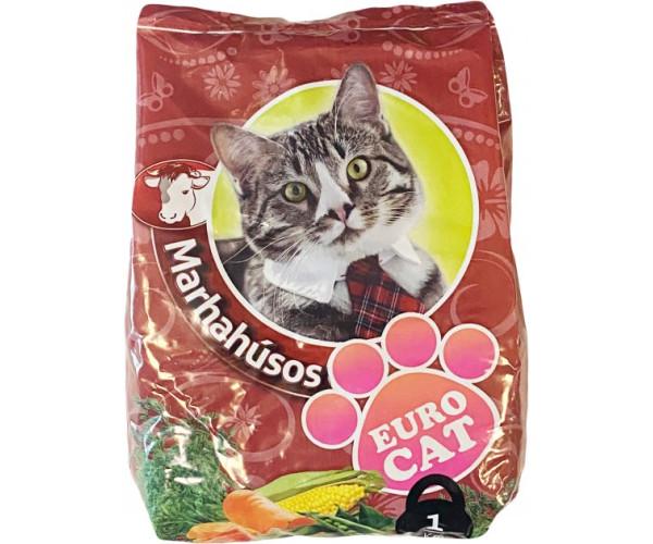 Корм сухой для кошек EuroCat с говядиной 1 кг - фото 1