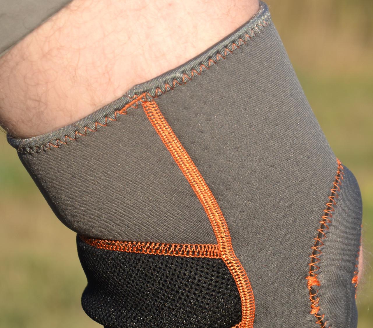 Наколенник MadMax MFA-297 Knee Support with Patella Stabilizer XL Dark Grey/Orange (27343099) - фото 10 Наколенник MadMax MFA-297 Knee Support with Patella Stabilizer XL Dark Grey/Orange (27343099) - фото 10