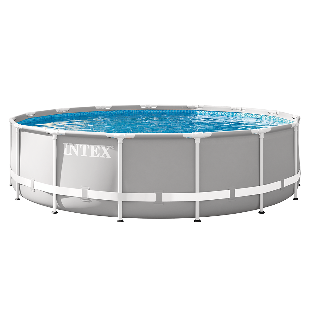 Бассейн каркасный круглый Intex Prism Frame 26726-0 457х122 см Серый (147-9-26726-0 )