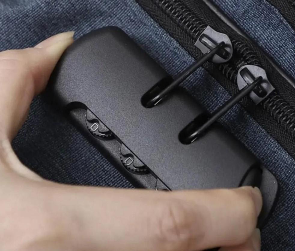 Дорожный органайзер для документов водонепроницаемый с кодовым замком А4 Черный (MX-00008937BL) - фото 8 Дорожный органайзер для документов водонепроницаемый с кодовым замком А4 Черный (MX-00008937BL) - фото 8