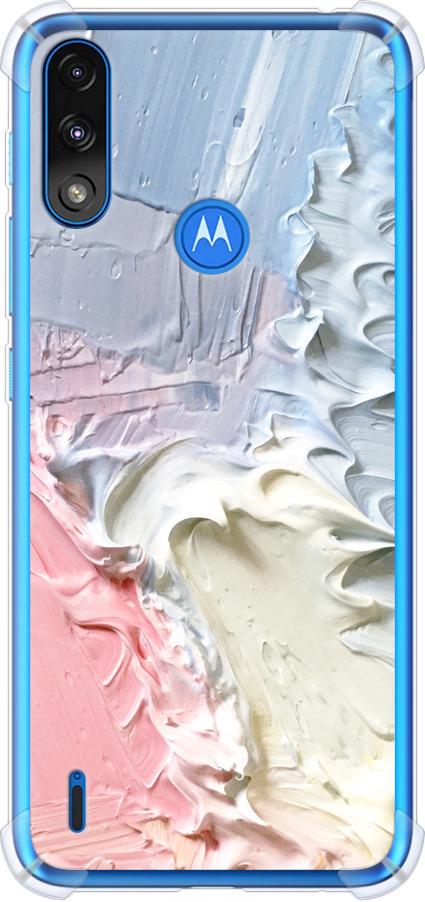 Чехол на Motorola E7 Power Пастель v1 (3981sp-2284-42517)