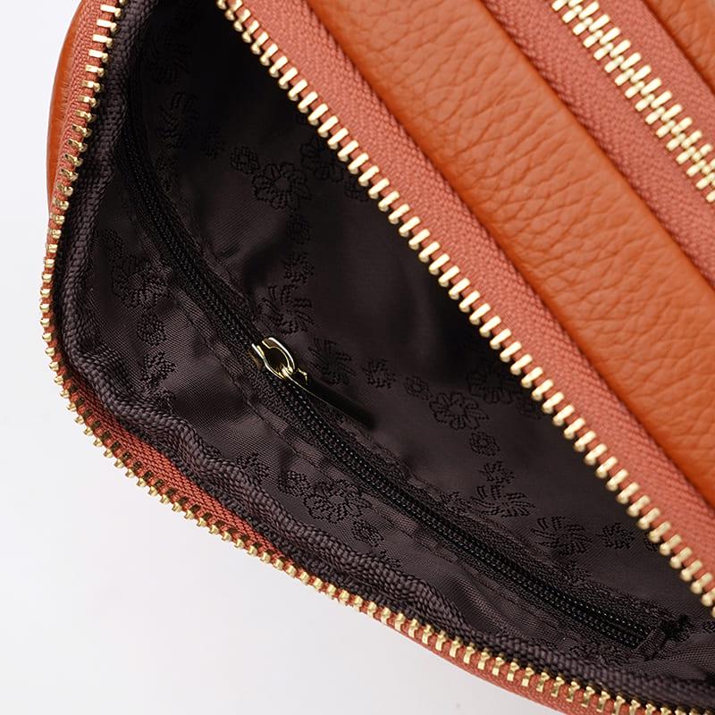 Сумка женская кожаная Borsa Leather K11906br Brown - фото 5