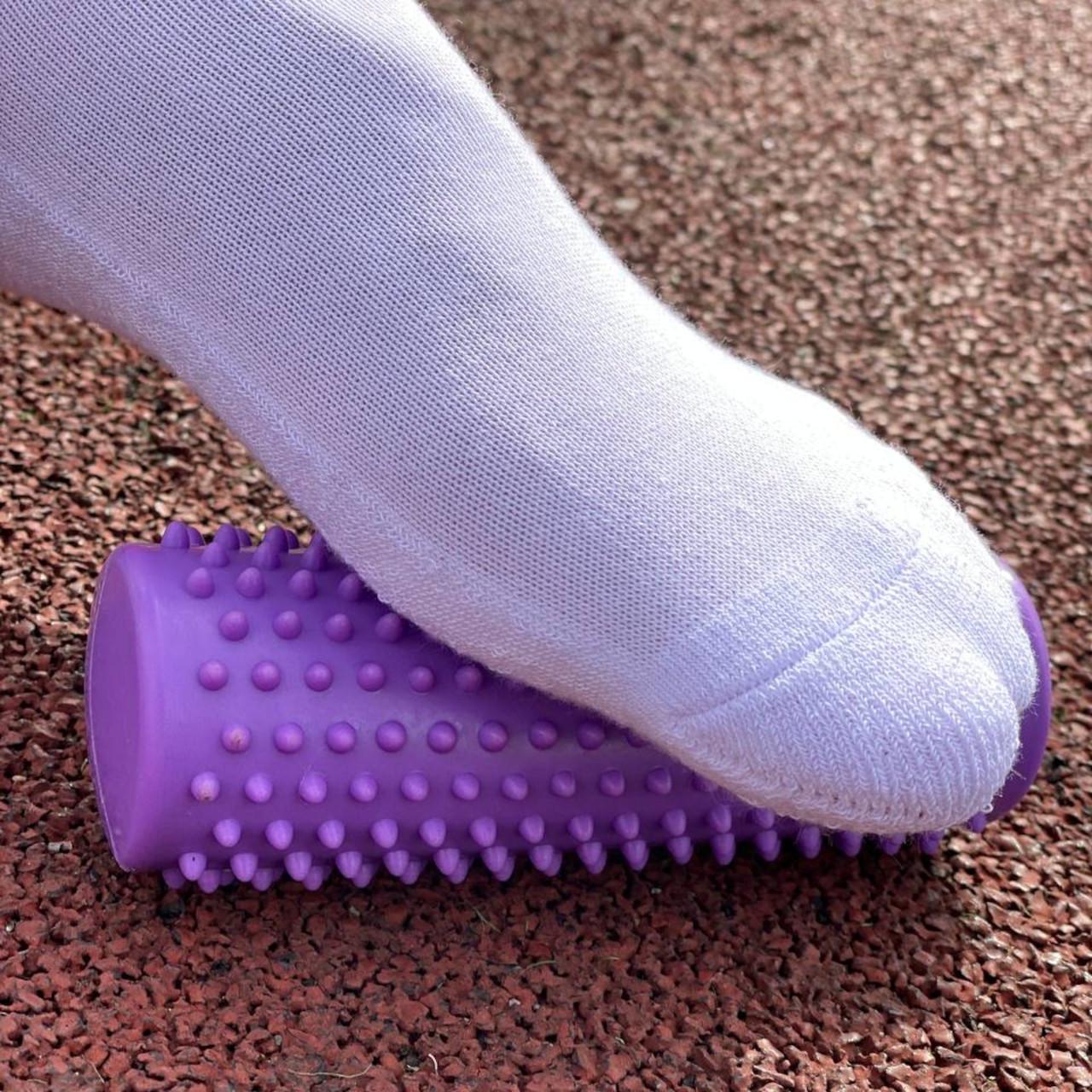 М'яч масажний Циліндр 14х5 см Фіолетовий - фото 4 М'яч масажний Циліндр 14х5 см Фіолетовий - фото 4