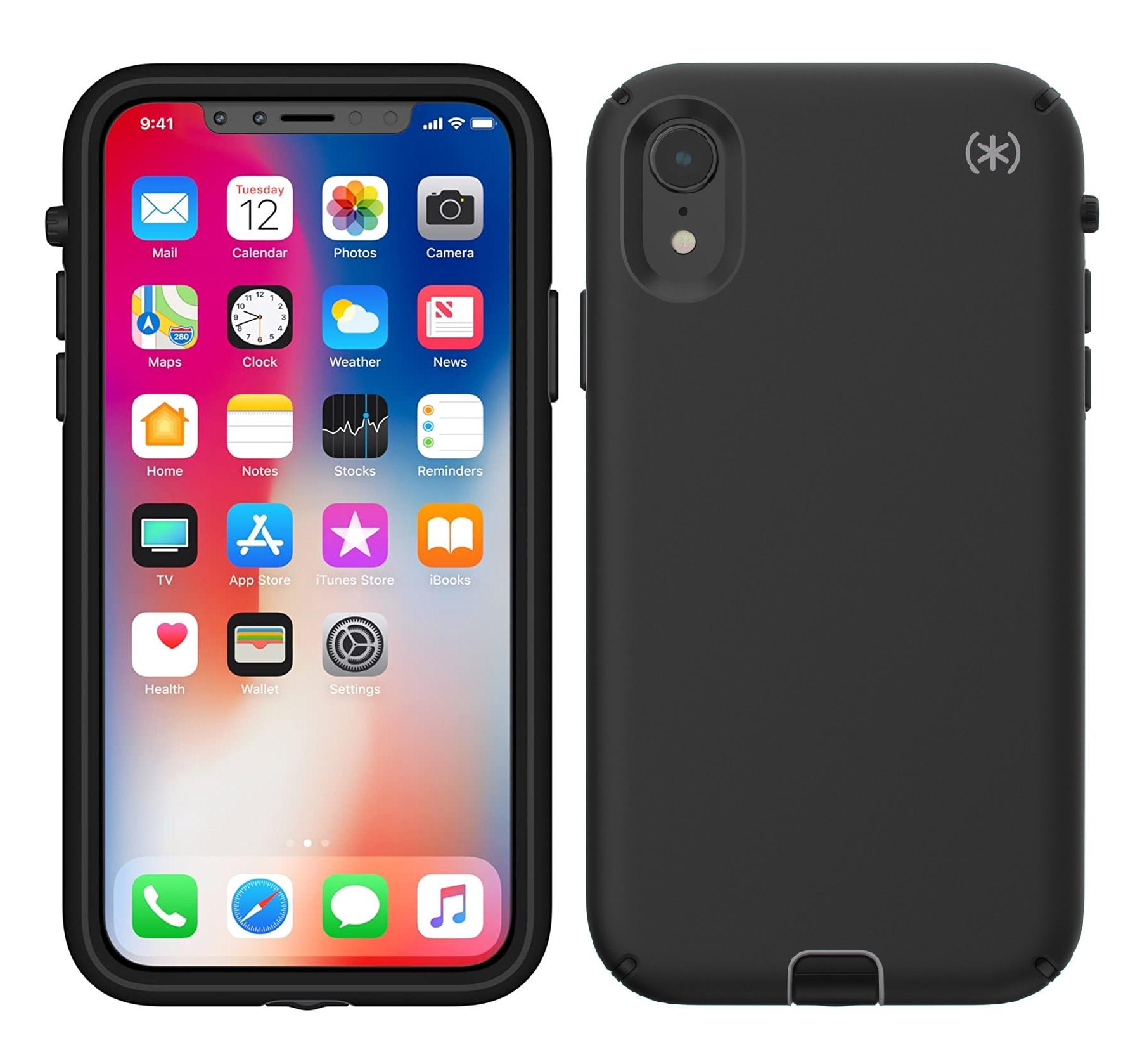 Чехол противоударный с антимикробным покрытием Speck Presidio Sport для Iphone XR (6.1") Black